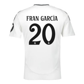 Real Madrid Fran Garcia 20 Domácí 2024-25 - Fotbalové Dresy (S/S)
